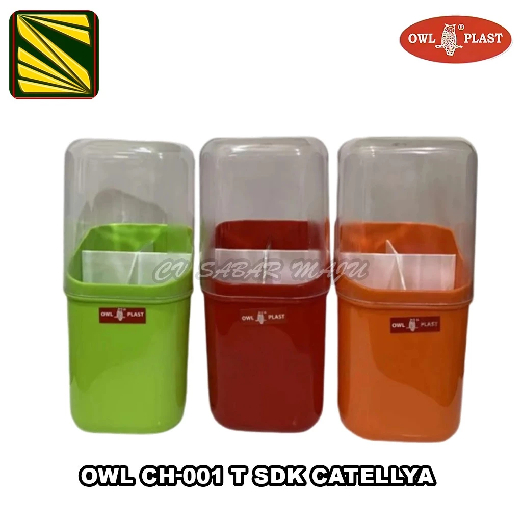 Owl plast Tempat Sendok dan Garpu Cattleya Cutlery Holder 4 sekat CH 001