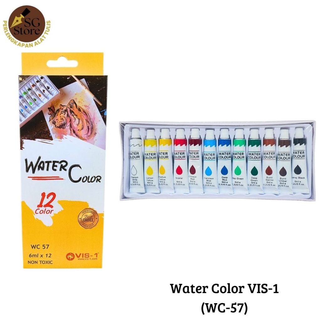 

VIS-1 - Water Color WC57 / Cat Air VIS-1 12 Warna