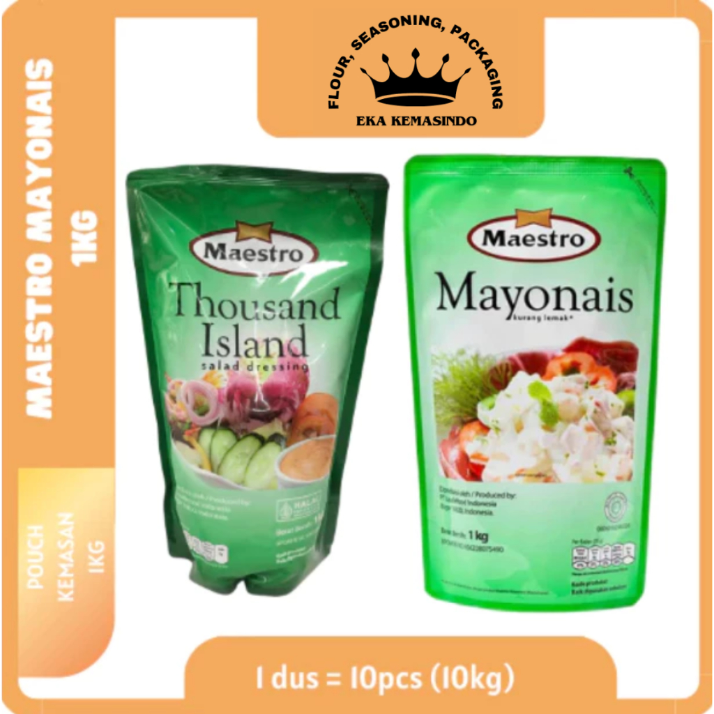 

Maestro Mayonaise 1kg / Mayonaise Maestro Pouch 1kg