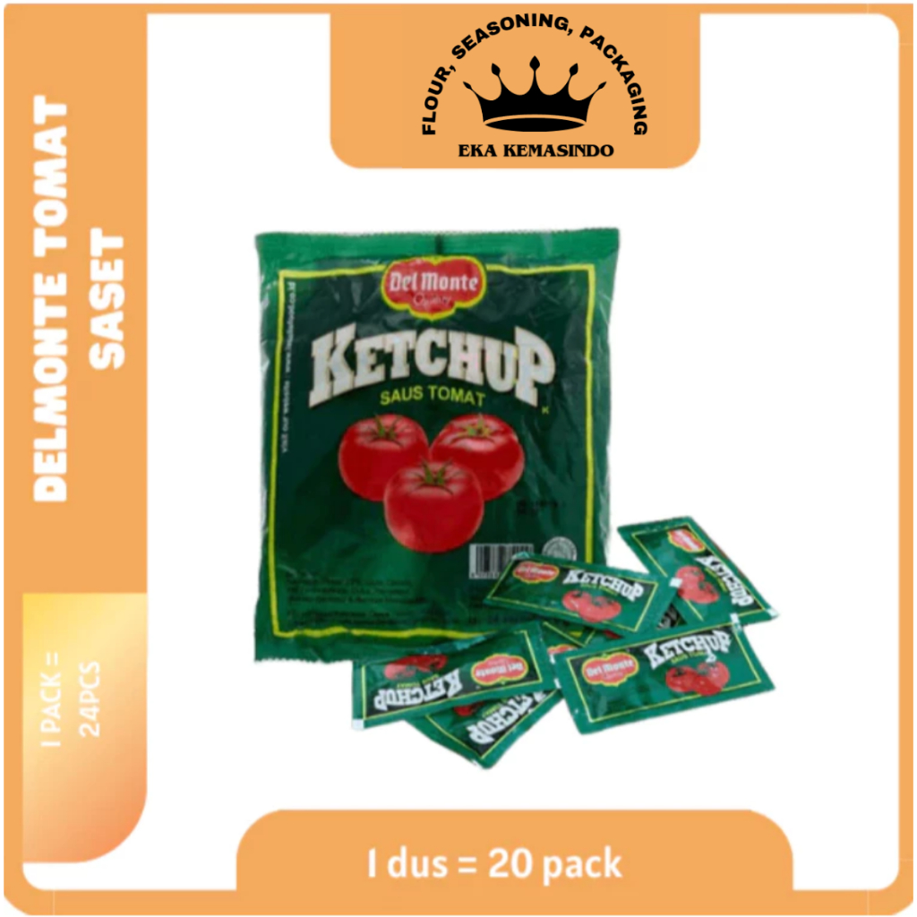 

Delmonte Saus Extra Hot Sachet / Delmonte Saos Tomat Sachet