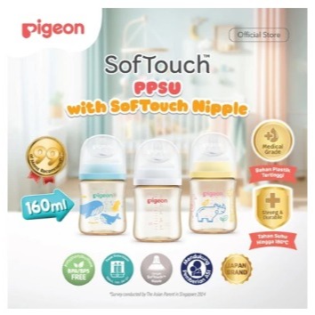 PIGEON Botol PPSU ORIGINAL 160ml 240ml Wideneck