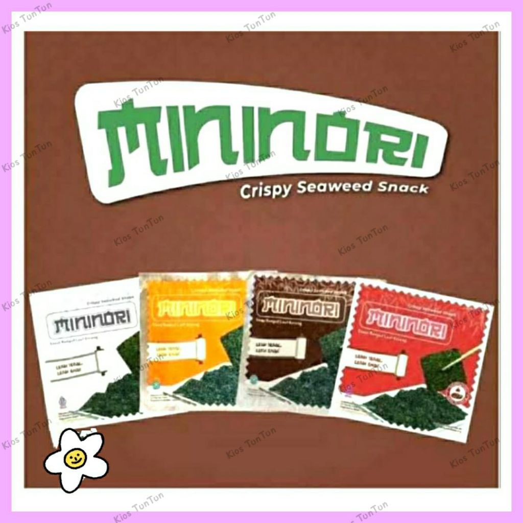 

Mininori crispy seaweed snack 4gr all variant