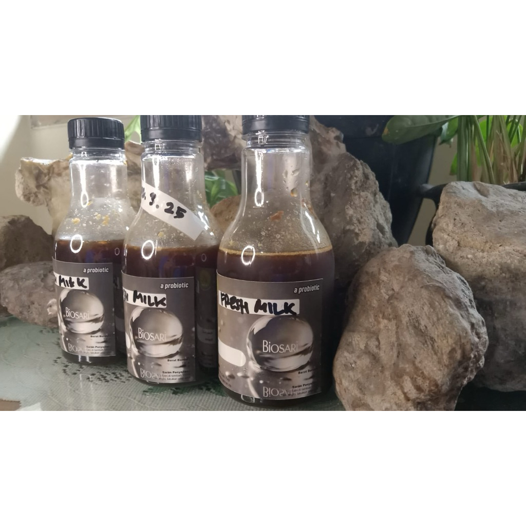

BIOSARI - Minuman Probiotik Segar | Varian: Fresh Milk, Sirsak, Nanas, Sawo | Ukuran: 330ml & 1000ml