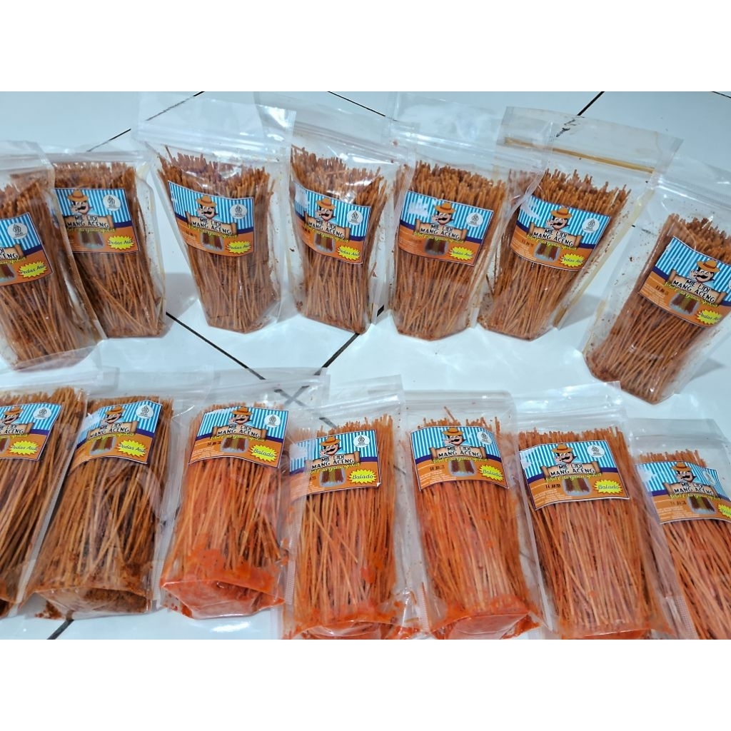 

Mie Lidi Mang Aceng Pedes Asin dan Balado