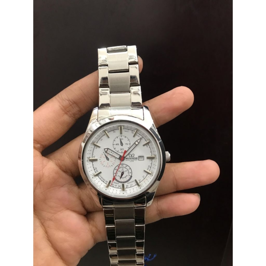 JAM TANGAN MIRAGE COWOK CHRONOGRAPH FANTASI