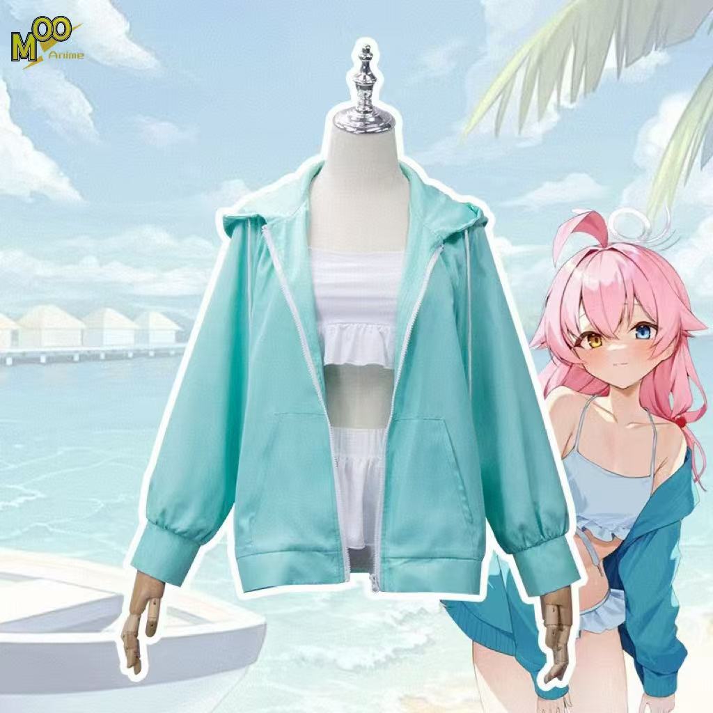 Blue Archive cosplay costume Takanashi Hoshino cosplay costume and wig Takanashi Hoshino swimwear