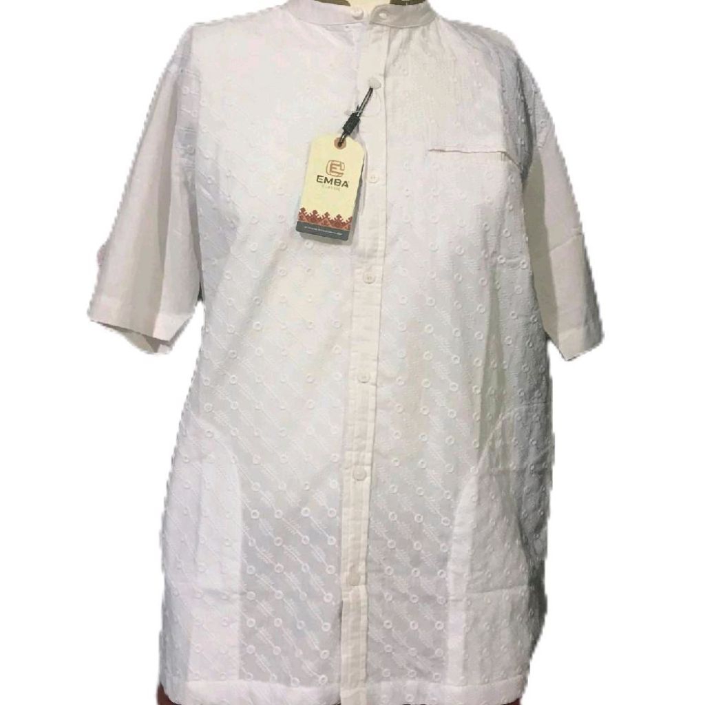 Emba Classic Ethnic Casual  Baju Koko Lengan Pendek