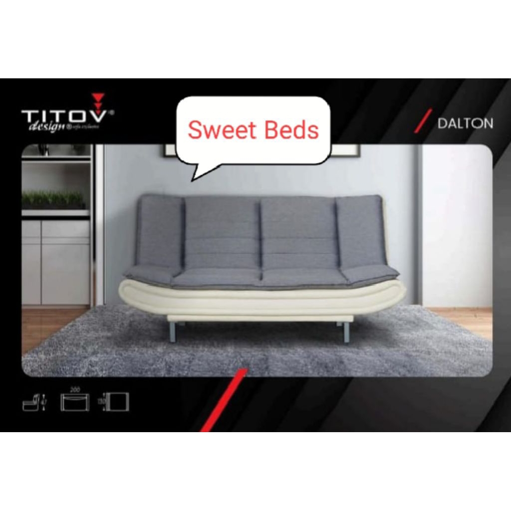sofa bed titov type dalton garansi 5 tahun