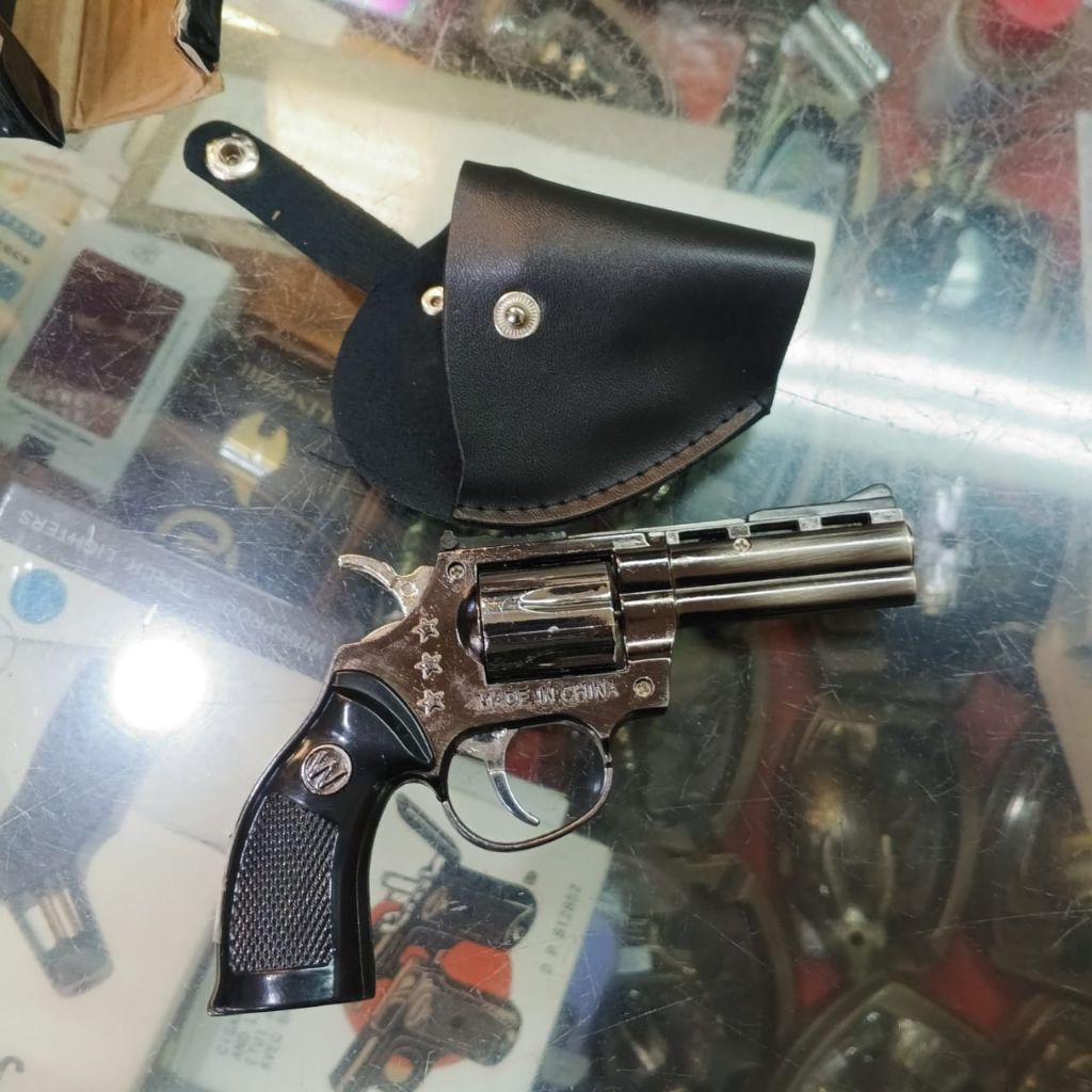 korek api model pistol besi/Korek Api Bara Hengda Motif Marlboro XFA-139 ukuran besar