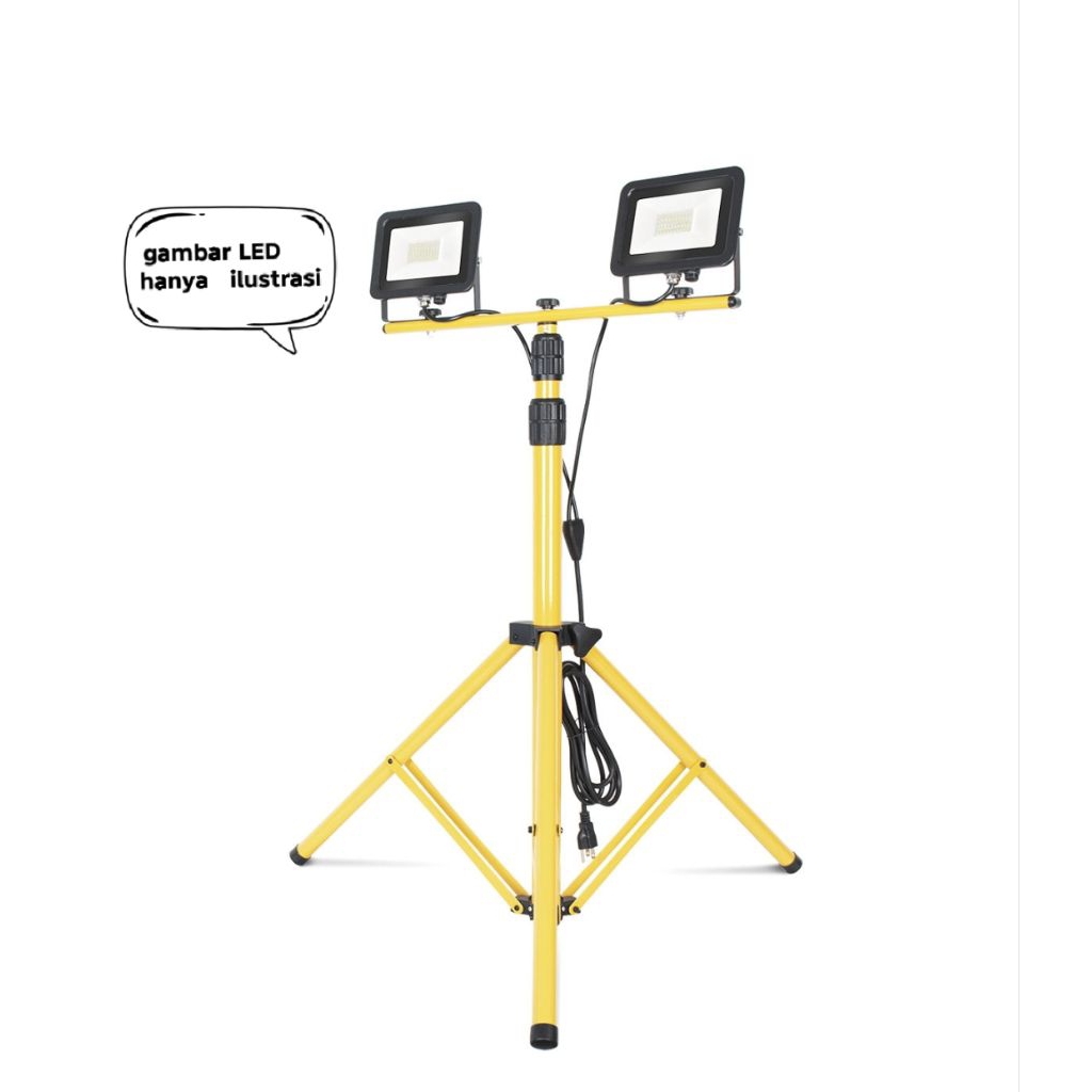 tripod tiang lampu sorot atau led untuk poles salon mobil tinggi 1.6 M