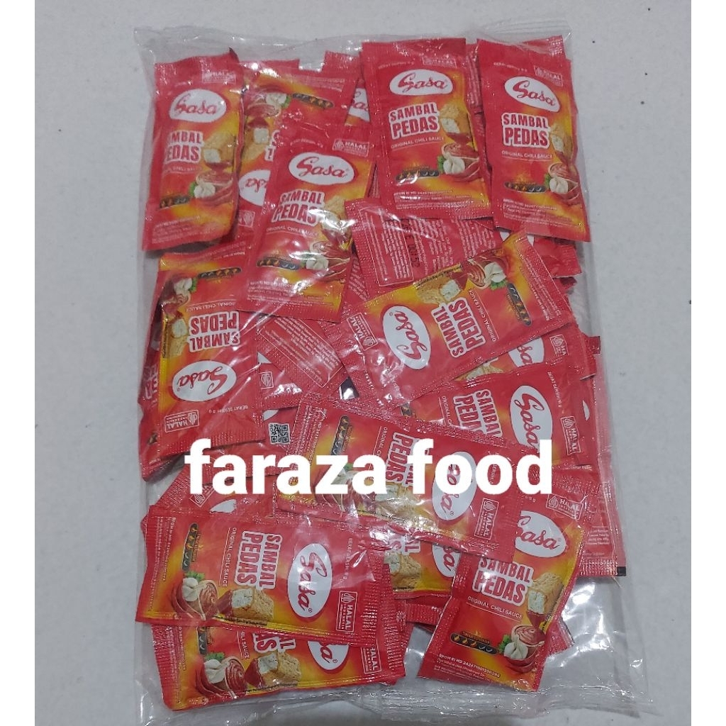 

Saus Sambal Pedas Asli sasa sachet isi 48 x 8 gram