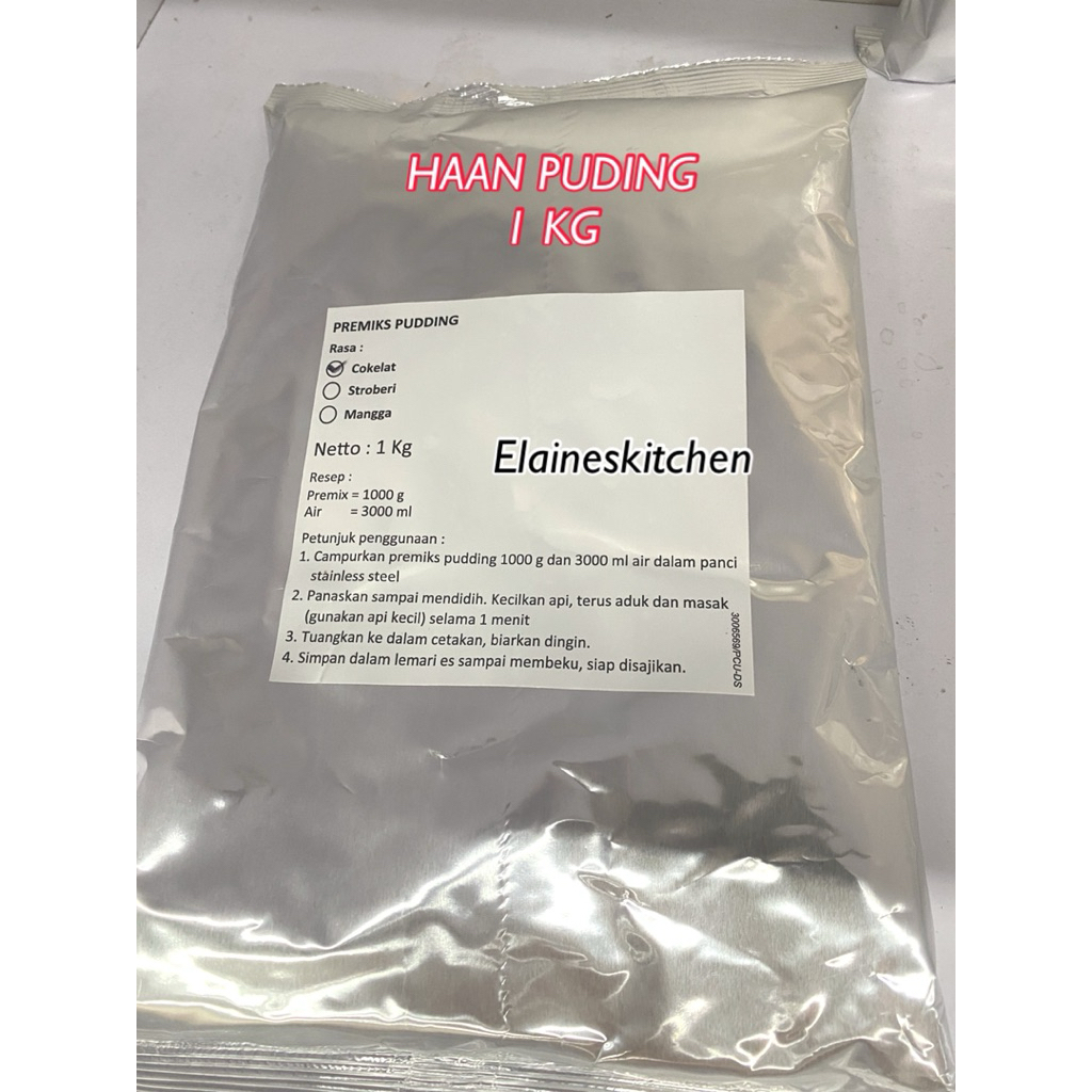 

HAAN Pudding Powder Instant Mix 1 kg Bubuk Puding Kiloan