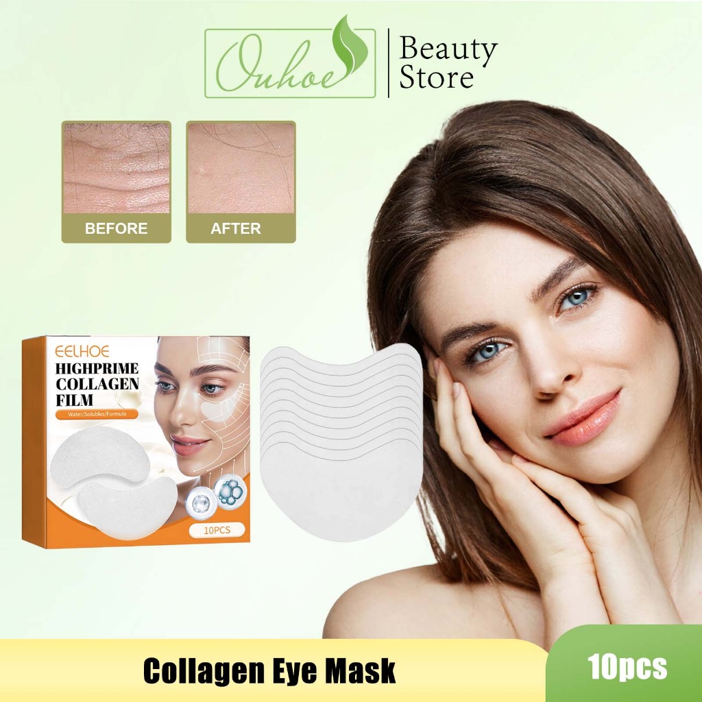 EELHOE Collagen Eye Mask 5pairs/ Korea Collagen Soluble Patches /Reduce Dark Circle And Eyebags
