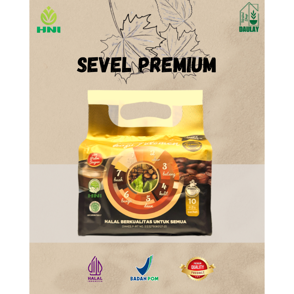 

Sevel Premium / Kopi 7 Elemen Premium Untuk Stamina by HNI HPAI