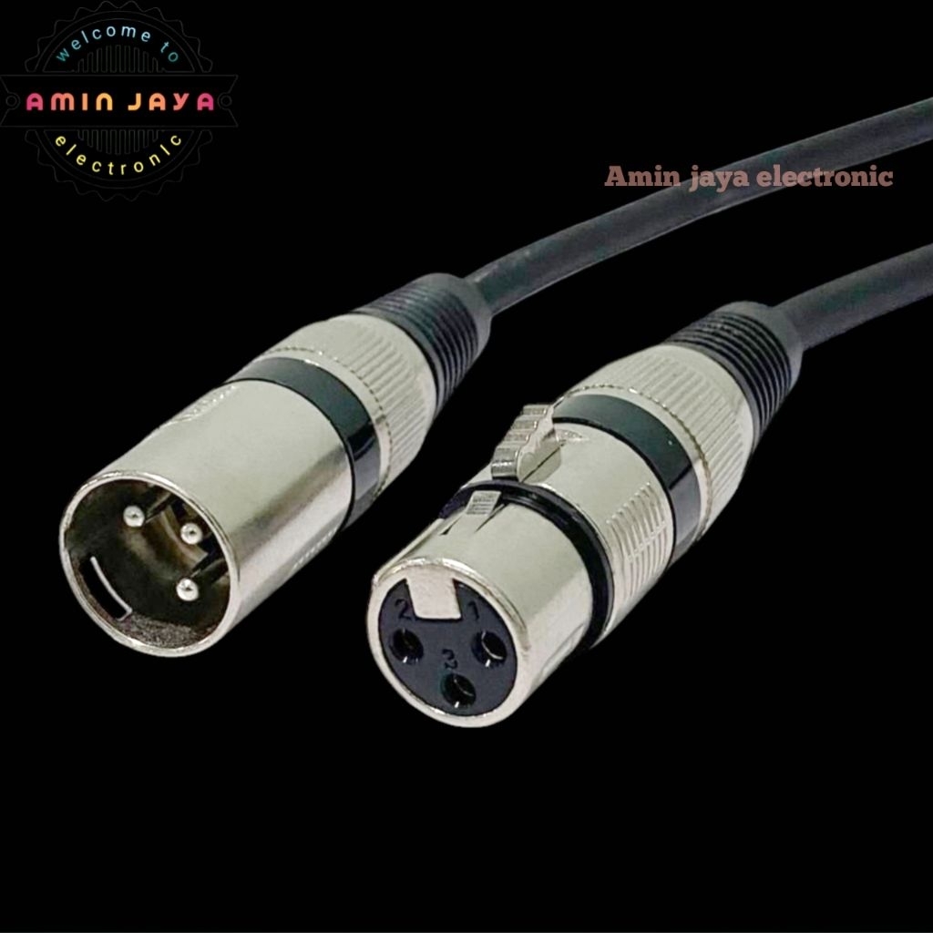 Kabel jack XLR male to female