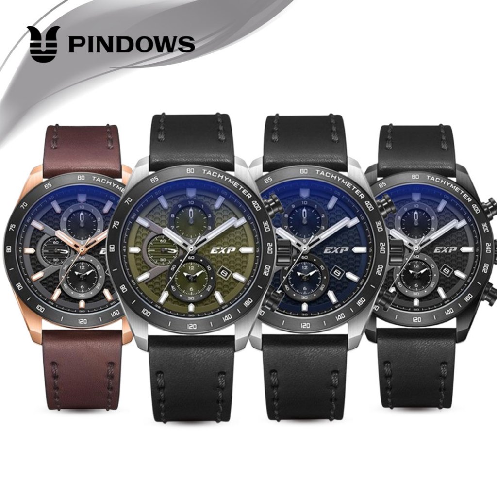 Jam Tangan Pria Expedition E 6821 E6821 / 6847 Original Garansi Resmi 1 Tahun - Tali Kulit