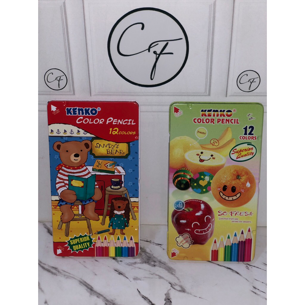 

N/A Pensil warna CP-12TC-SB kenko kaleng panjang