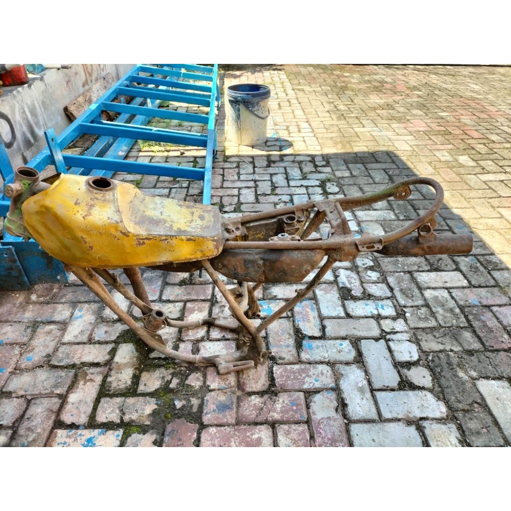 rangka yamaha dt
