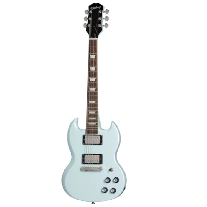 Gitar Elektrik Epiphone SG Power Player Ice Blue Original With Bag
