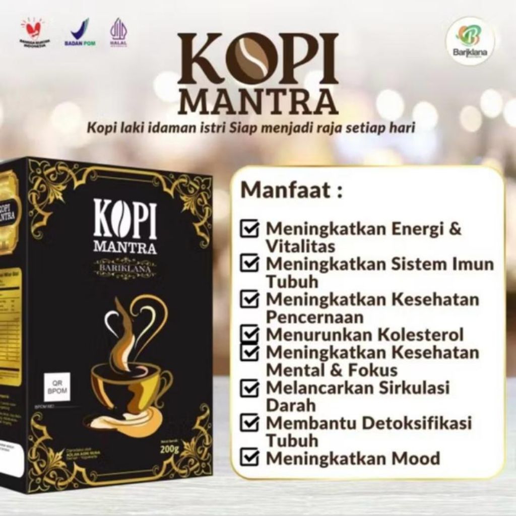 

KOPI MANTRA | KOPI BEST SELLER | BARIKLANA