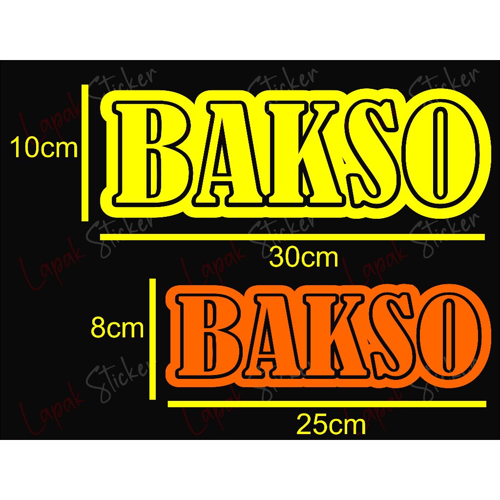 STIKER ETALASE CUTTING STIKER GEROBAK BAKSO SOMAY PINTU KACA NASI GORENG DLL