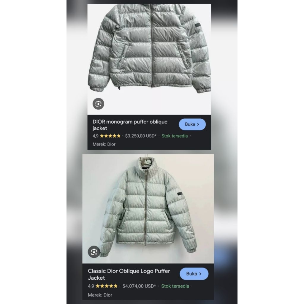 Dior Monogram Puffer Oblique Jacket