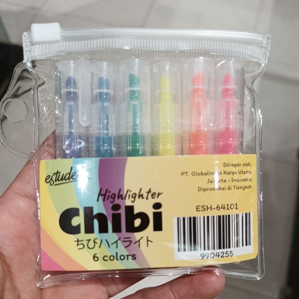 

Estudee Chibi Highlighter (6 Colors Set)