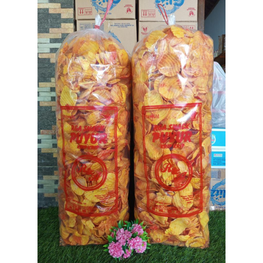 

Kripik Puyur Krip - Krip singkong | 250 gr | 500 gr | 1.000 gr | Camilan atau Snack gurih dan renyah.