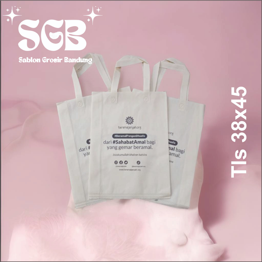 

Godie Bag Sablon Custom / Tas Sablon 38x45