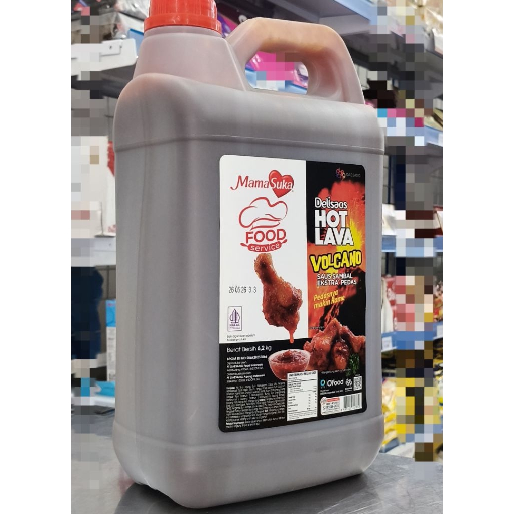 

Hot Lava Volcano 6,2kg Jerigen/Saus Volcano Hot Lava