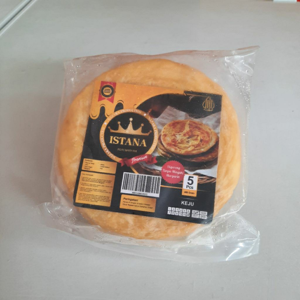 

Istana Roti Maryam Keju 460 gr isi 5 pcs