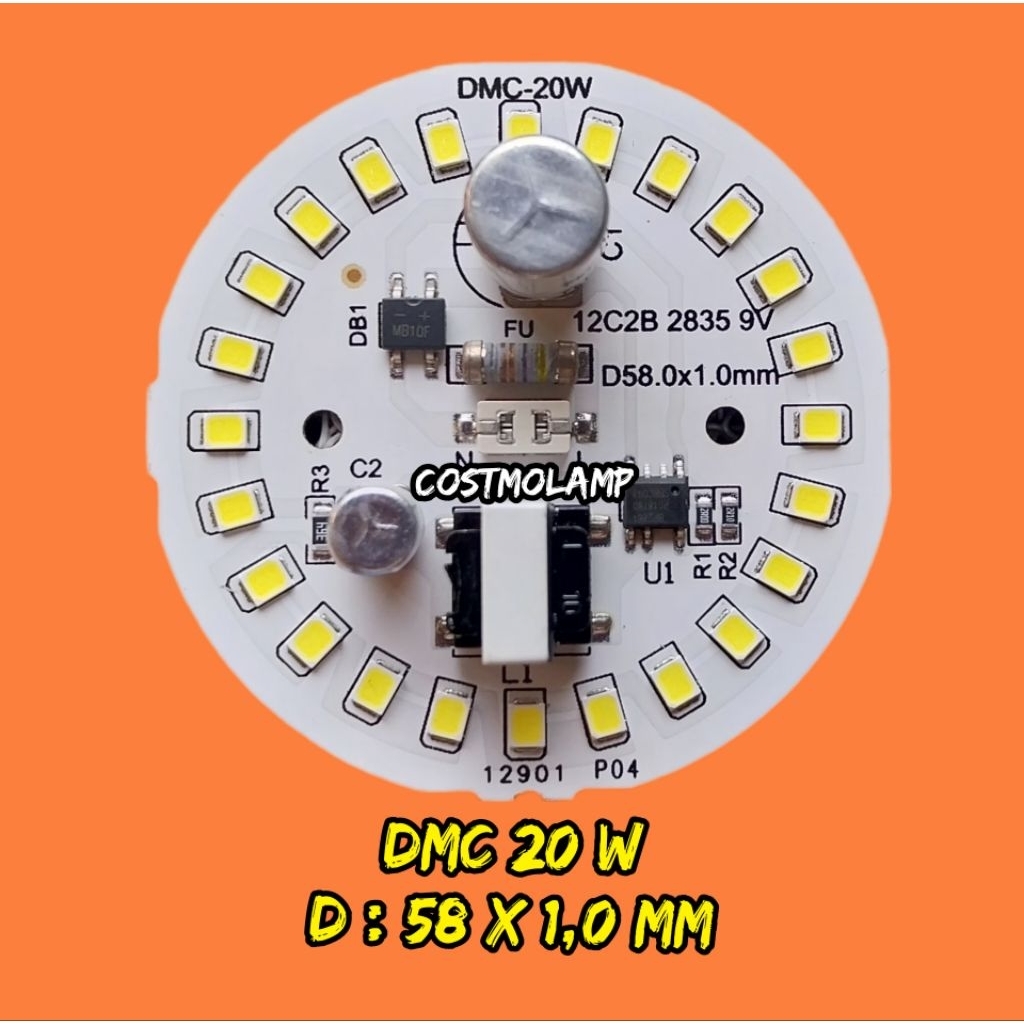 PCB LED AC 20 WATT