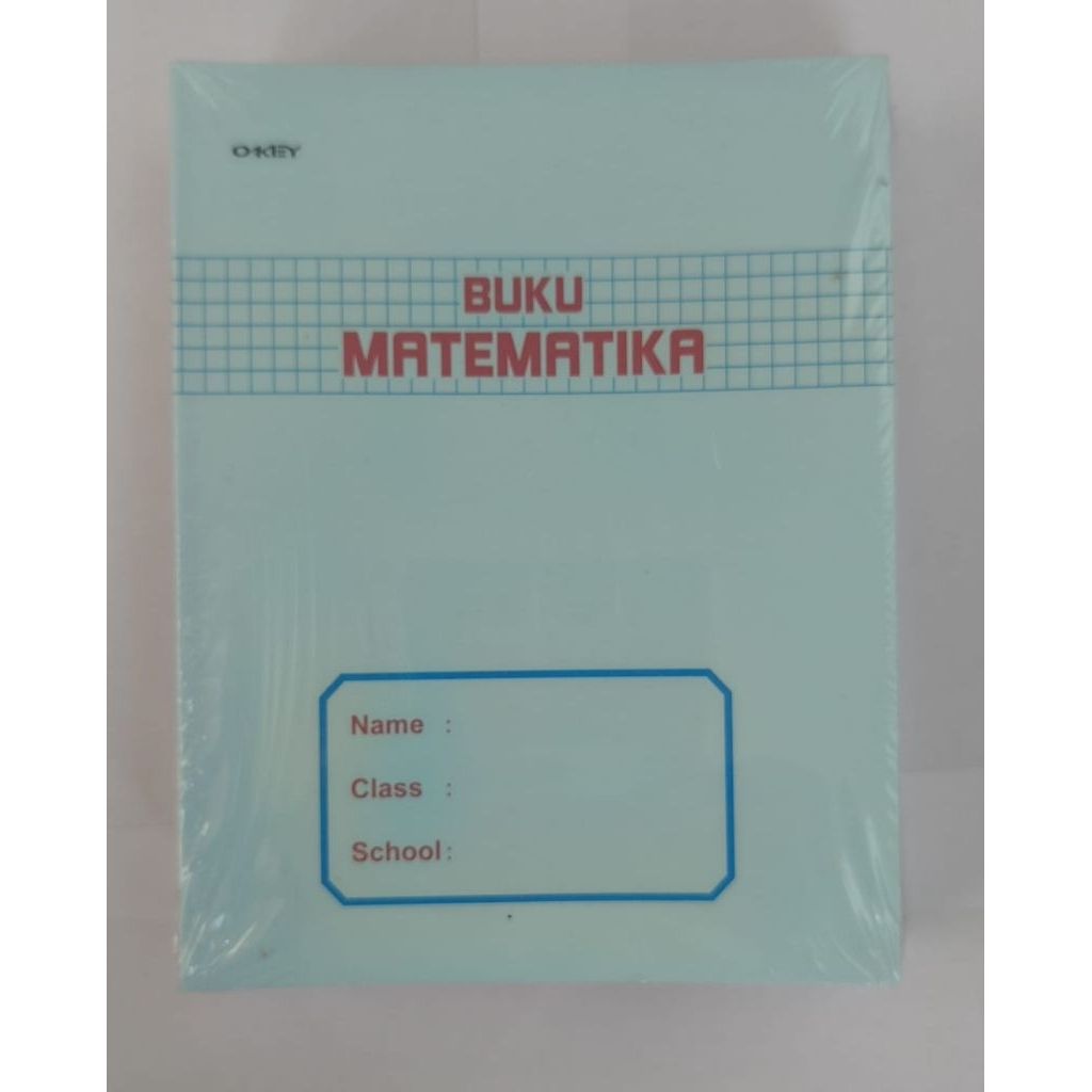 

Buku matematika isi 38 Merk okey gambar polos 1 Pack (10 pcs)