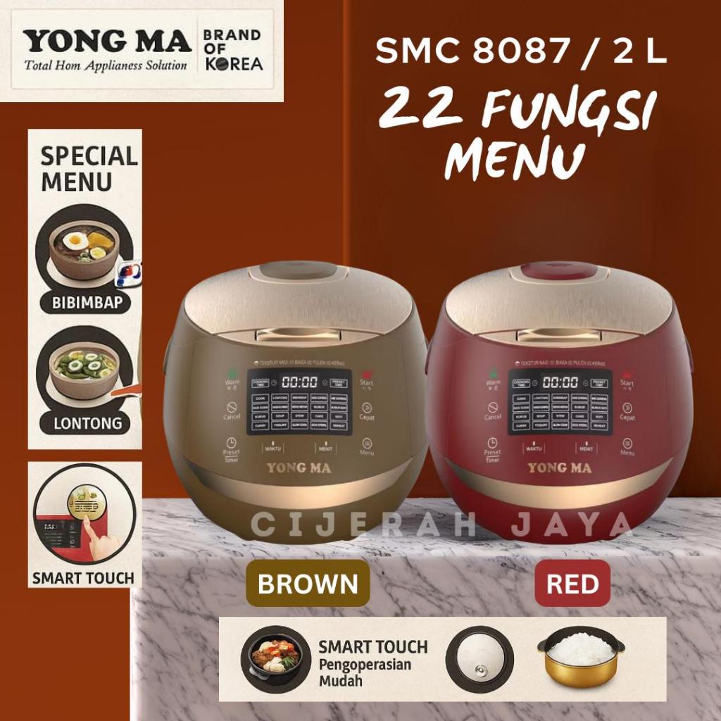 Yong Ma MAGIC COM SMC 8087 2L 22 Fungsi Menu / MAGIC COM YONGMA DIGITAL 2L RICE COOKER SMC8087