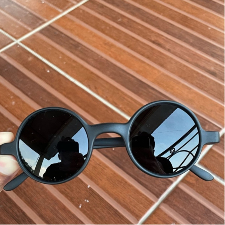 Kacamata Hitam Bulat Gaya Boboho John Lennon Sunglasses Pria Wanita