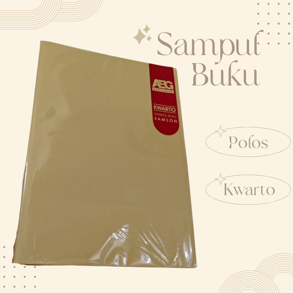 

[ISI 20 LEMBAR] Sampul Coklat Polos [ABG] Kwarto