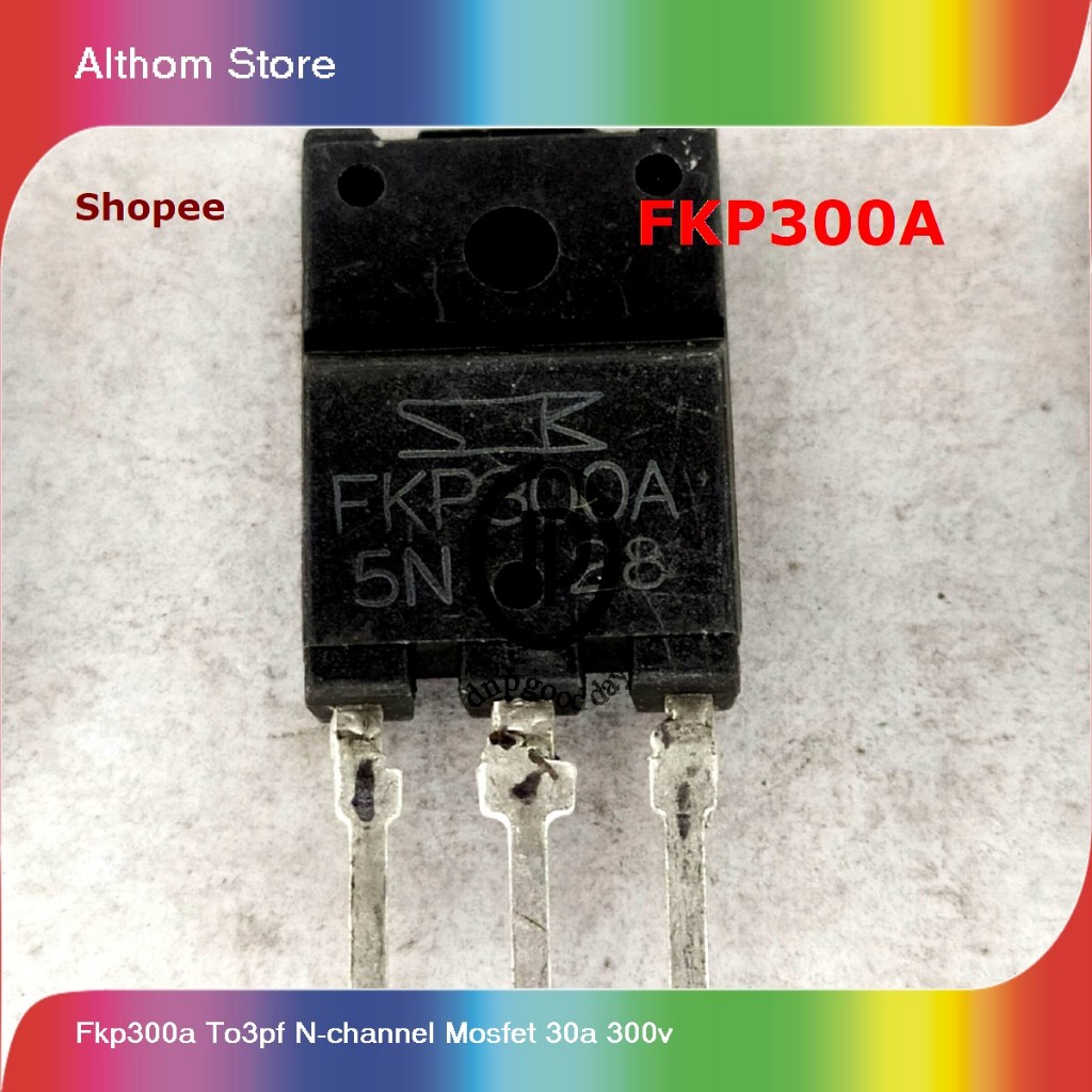 fkp300a to3pf n-channel mosfet 30a 300v