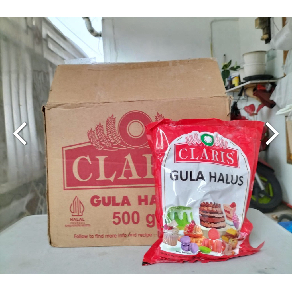 

GULA HALUS CLARIS ( merah) 1 dus isi 16 pcs x 250 gram