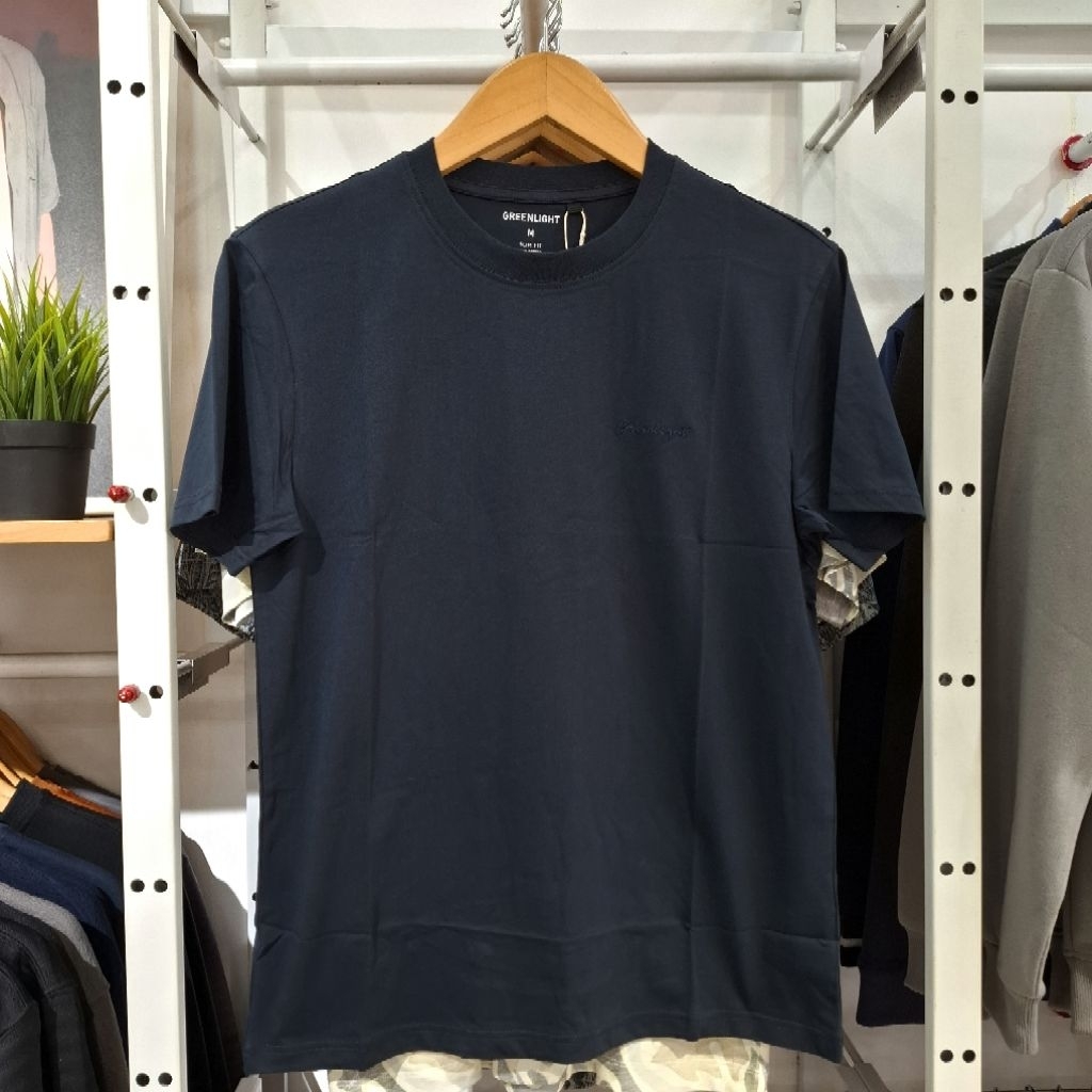 Kaos Pendek Pria Basic Polos Greenlight Slimfit Original 020625