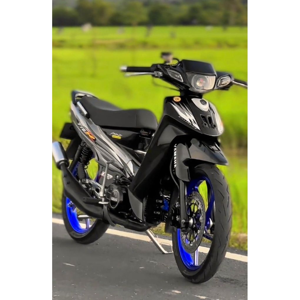 Striping Lis Sticker Standar Ori Yamaha FIZ R Milenium Hitam I Striping Lis Stiker Fizr Fiz R FizR M