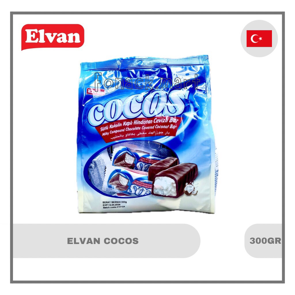 

Elvan Cocos Milky Coconut Wafer Chocolate Kelapa Turki