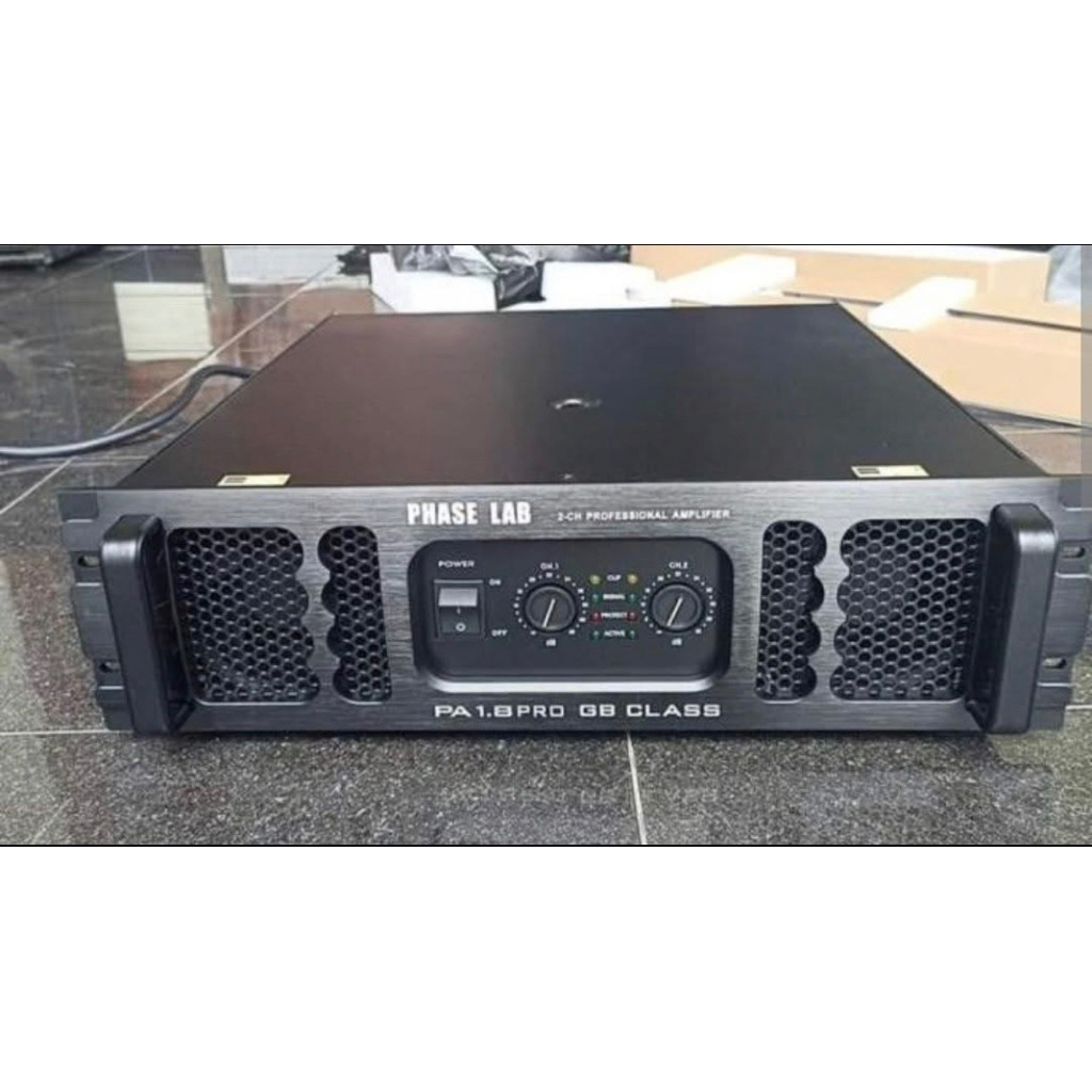 Power Amplifier Phaselab / Phase Lab PA1.8 / PA 1.8 PRO - 2 channel Class GB