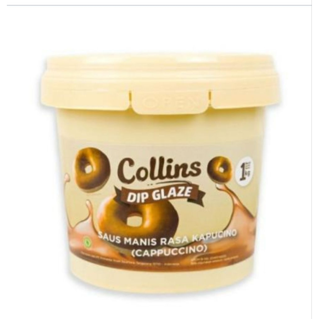 

Collins Dip Glaze Cappucino 1 Kg - Cappucino Selai Pasta