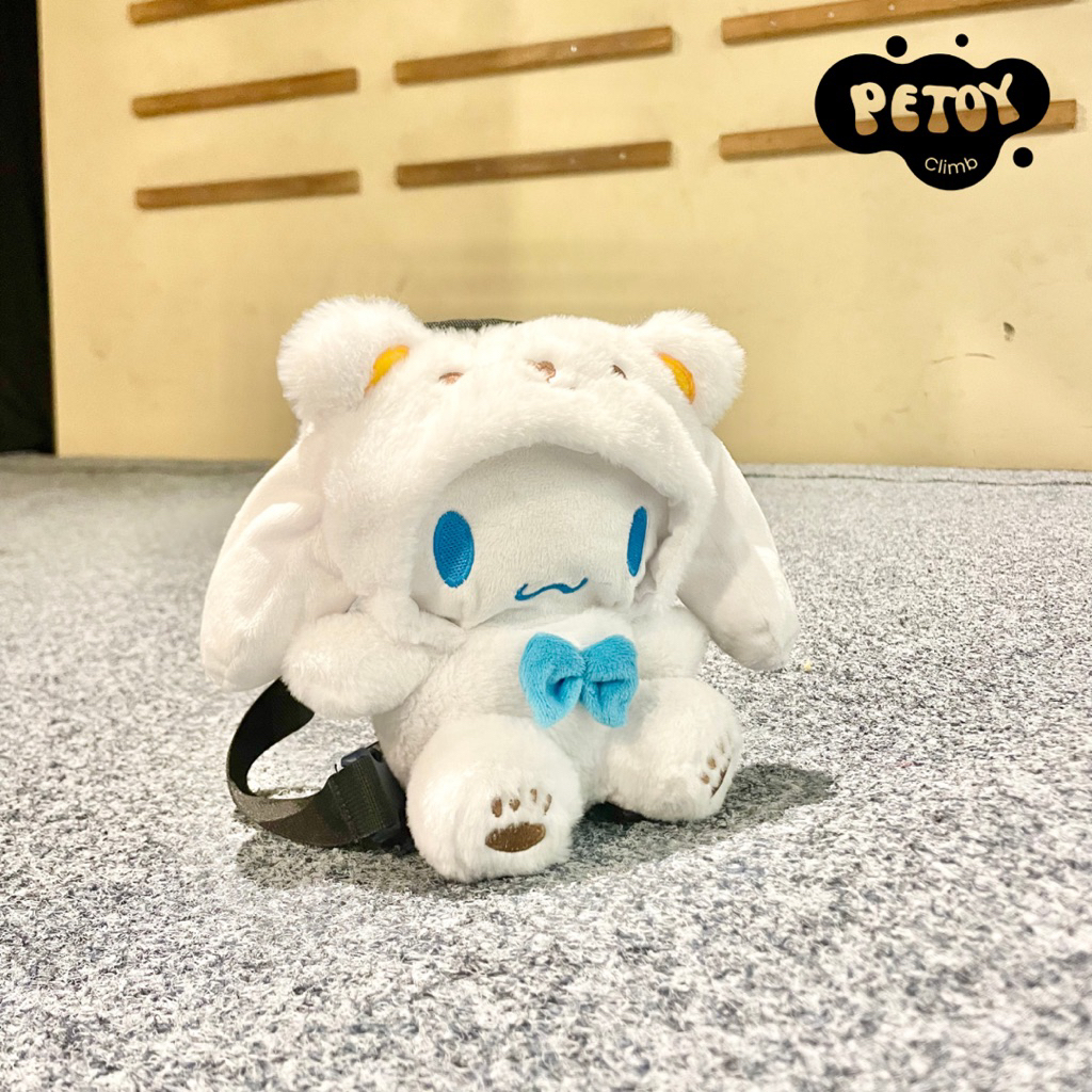 Cinnamoroll Chalk Bag Plushy Lucu Climbing Bouldering / Kantong Kapur Boneka Cute Magnesium