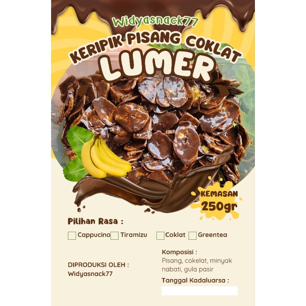 

Keripik pisang coklat varian