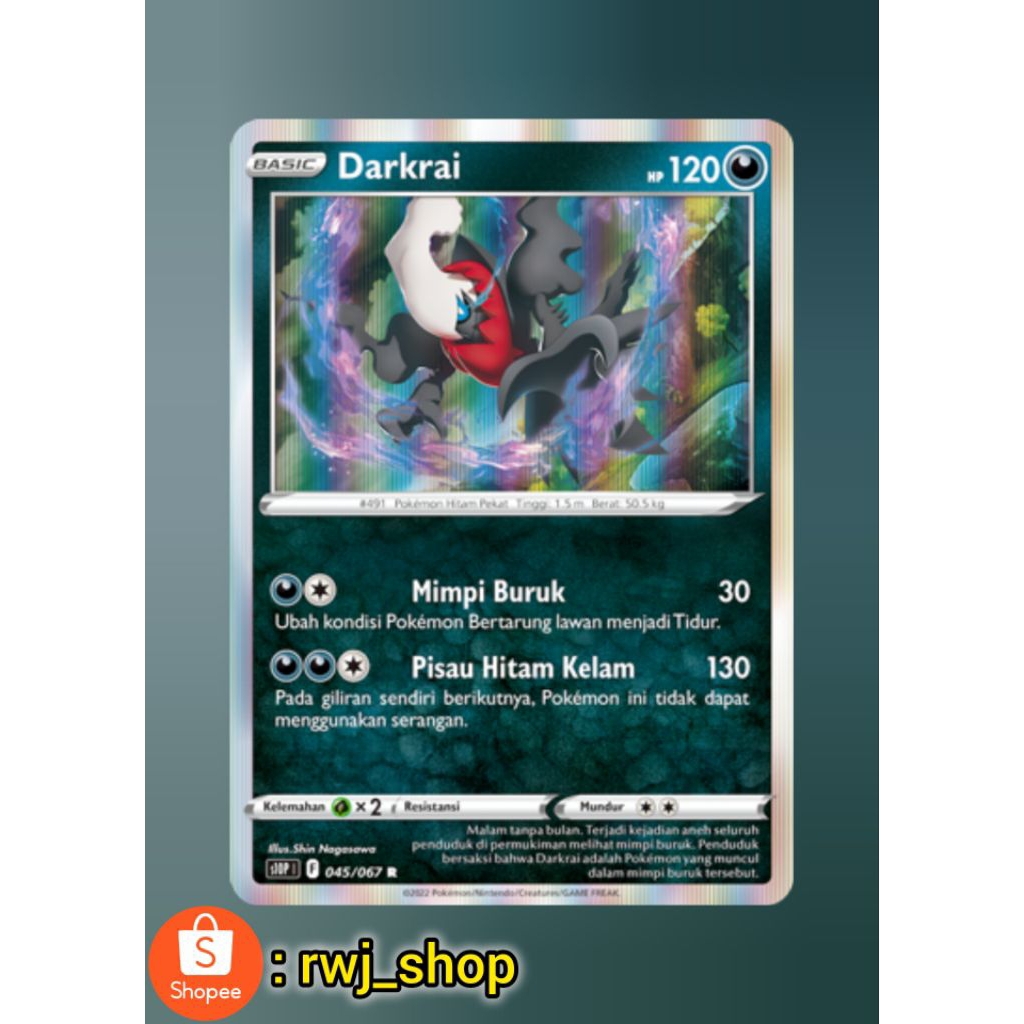 Pokemon TCG Indonesia - Darkrai R s10P 045/067