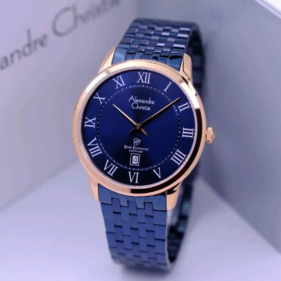 ORIGINAL Jam Tangan PRIA  Alexandre Christie AC Garansi Resmi 1 Tahun Stainless 8592 8654 8655 8686 
