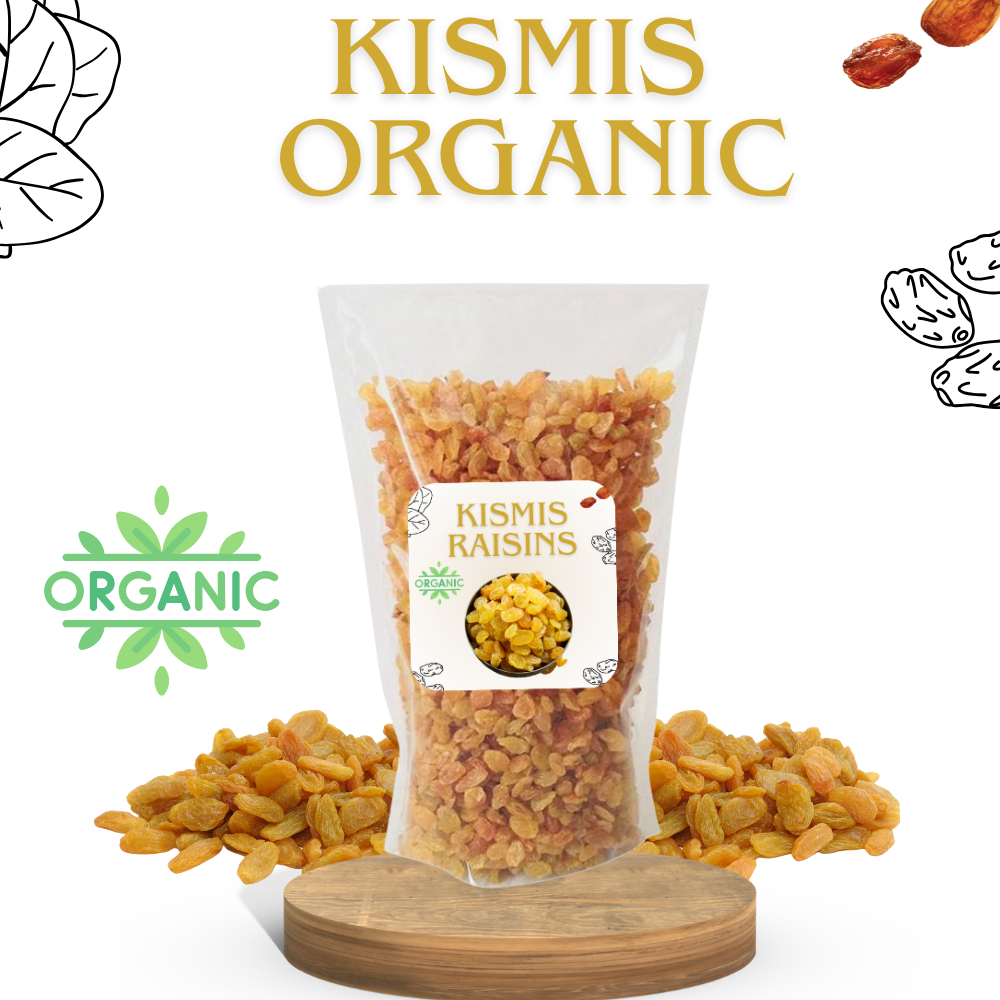 

KISMIS ASAM MANIS ORGANIC 1 KG golden raisins