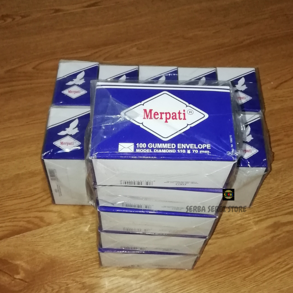 

AMPLOP MERPATI KECIL 1PAX ISI 100 LBR/AMPLOP SERBAGUNA/AMPLOP KONDANGAN MERPATI KECIL / BOX