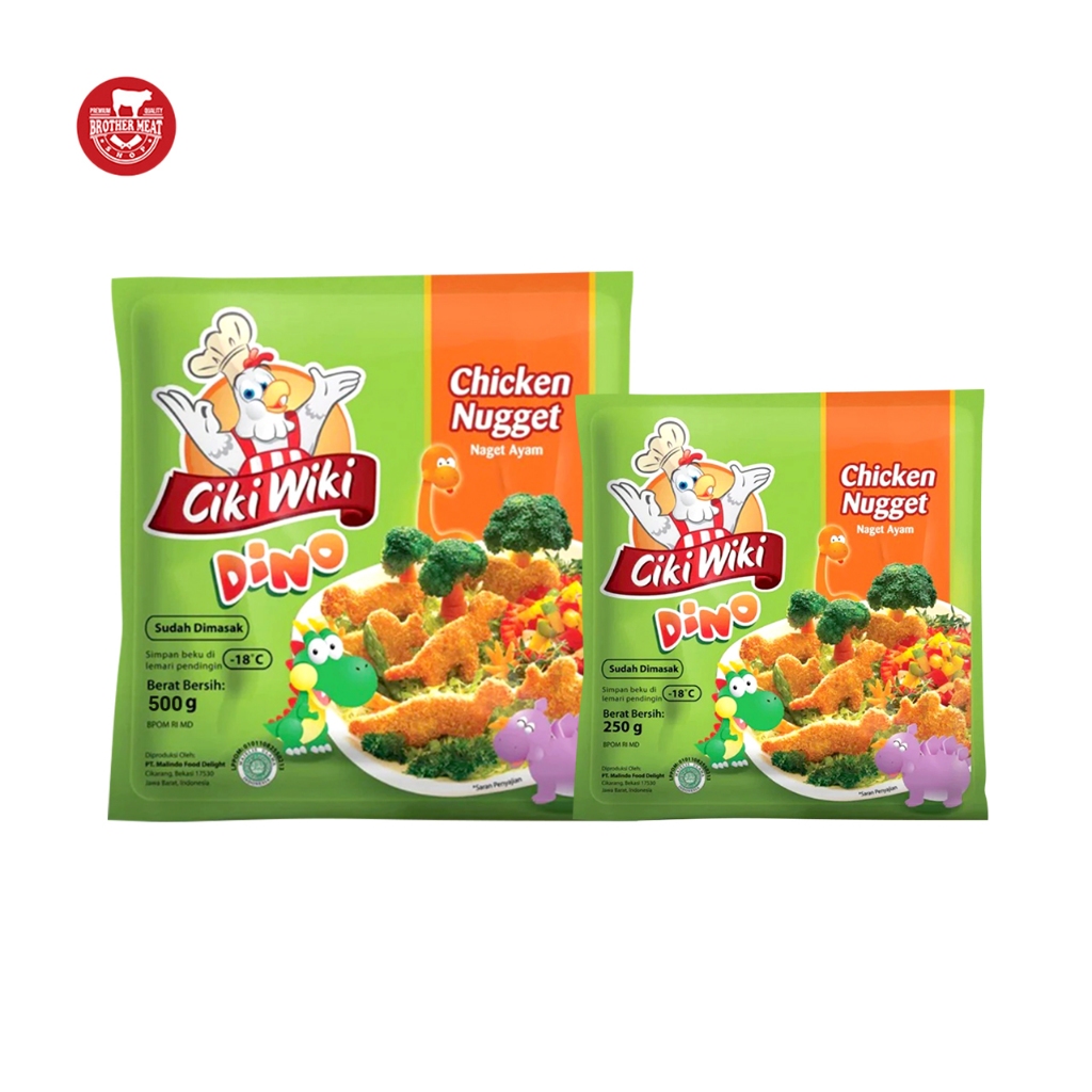 

Ciki Wiki Chicken Nugget Dino / Nugget Ayam - Brothermeatshop